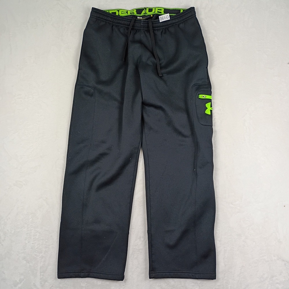 Under Armour Pants Mens Medium Black Storm Cargo Joggers Athletic Gorpcore Gym